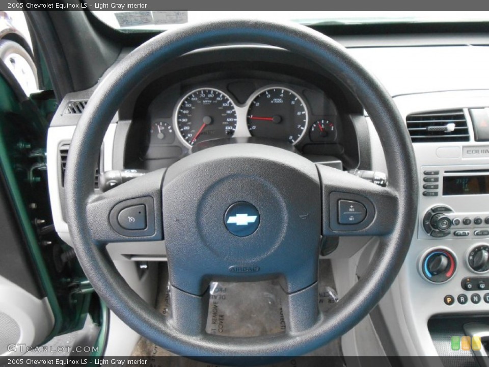 Light Gray Interior Steering Wheel for the 2005 Chevrolet Equinox LS #83814325