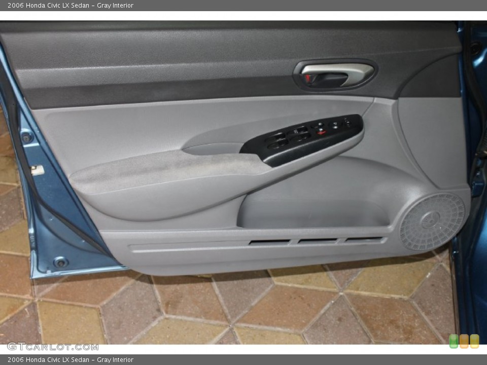 Gray Interior Door Panel for the 2006 Honda Civic LX Sedan #83817052