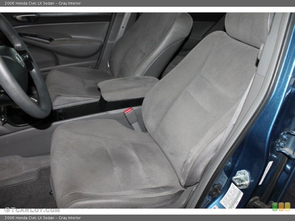 Gray Interior Front Seat for the 2006 Honda Civic LX Sedan #83817100