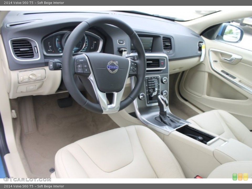 Soft Beige Interior Photo for the 2014 Volvo S60 T5 #83817469