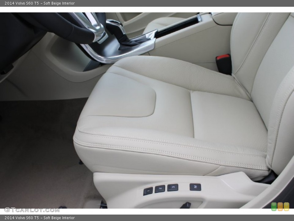 Soft Beige Interior Front Seat for the 2014 Volvo S60 T5 #83817493