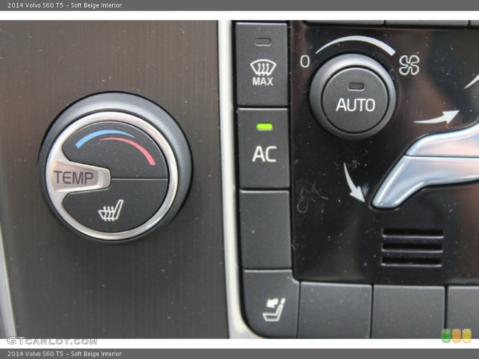 Soft Beige Interior Controls for the 2014 Volvo S60 T5 #83817664