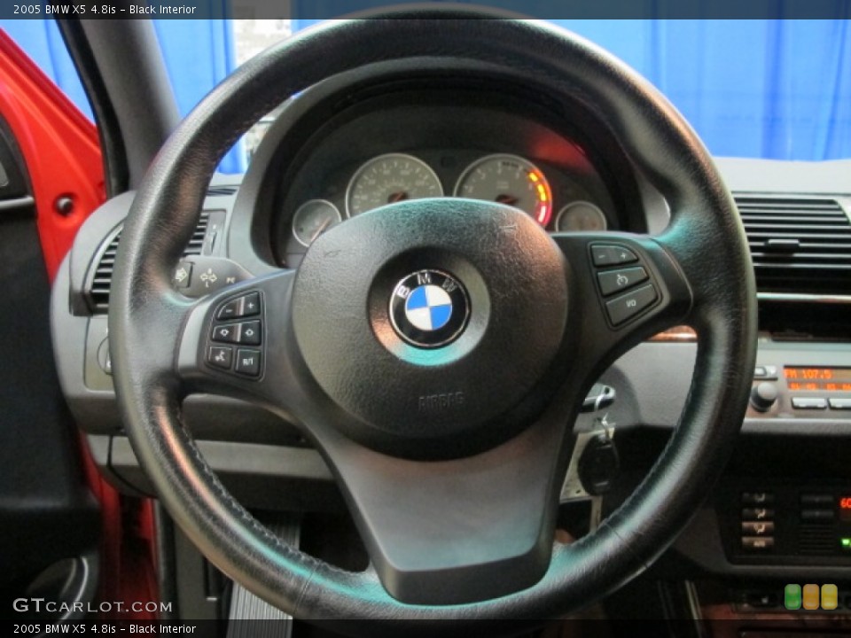 Black Interior Steering Wheel for the 2005 BMW X5 4.8is #83817967