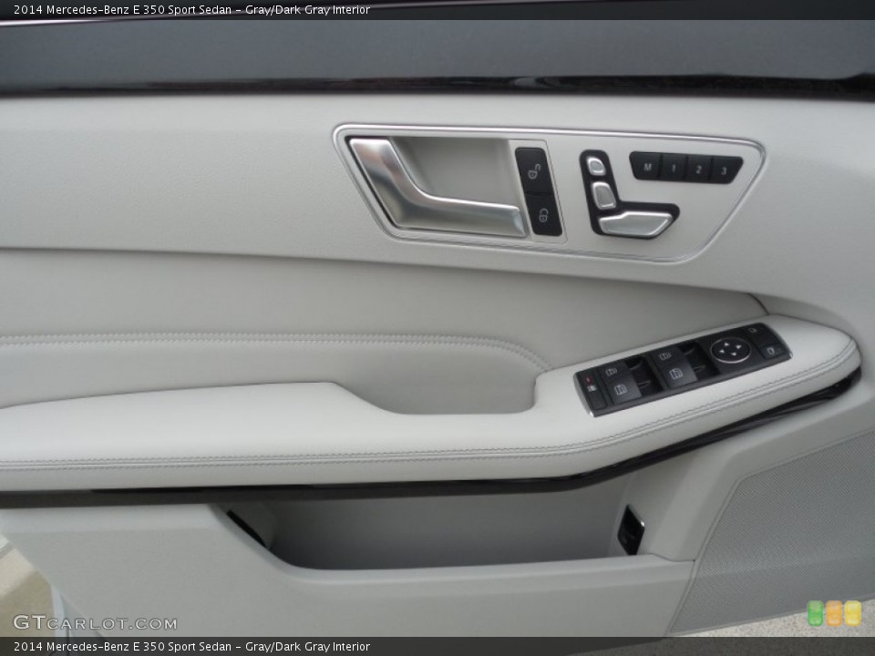 Gray/Dark Gray Interior Door Panel for the 2014 Mercedes-Benz E 350 Sport Sedan #83818081