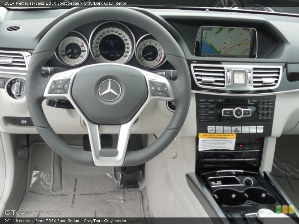 Gray/Dark Gray Interior Dashboard for the 2014 Mercedes-Benz E 350 Sport Sedan #83818156