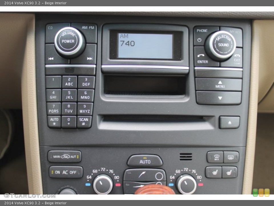 Beige Interior Controls for the 2014 Volvo XC90 3.2 #83818189