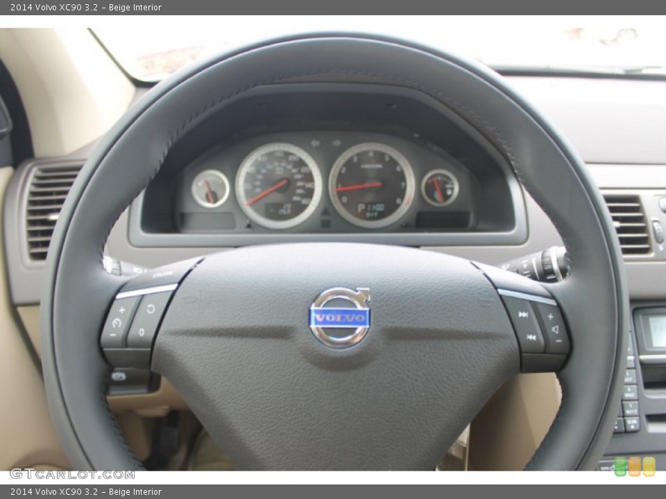 Beige Interior Steering Wheel for the 2014 Volvo XC90 3.2 #83818290