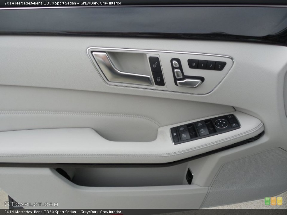 Gray/Dark Gray Interior Door Panel for the 2014 Mercedes-Benz E 350 Sport Sedan #83818360