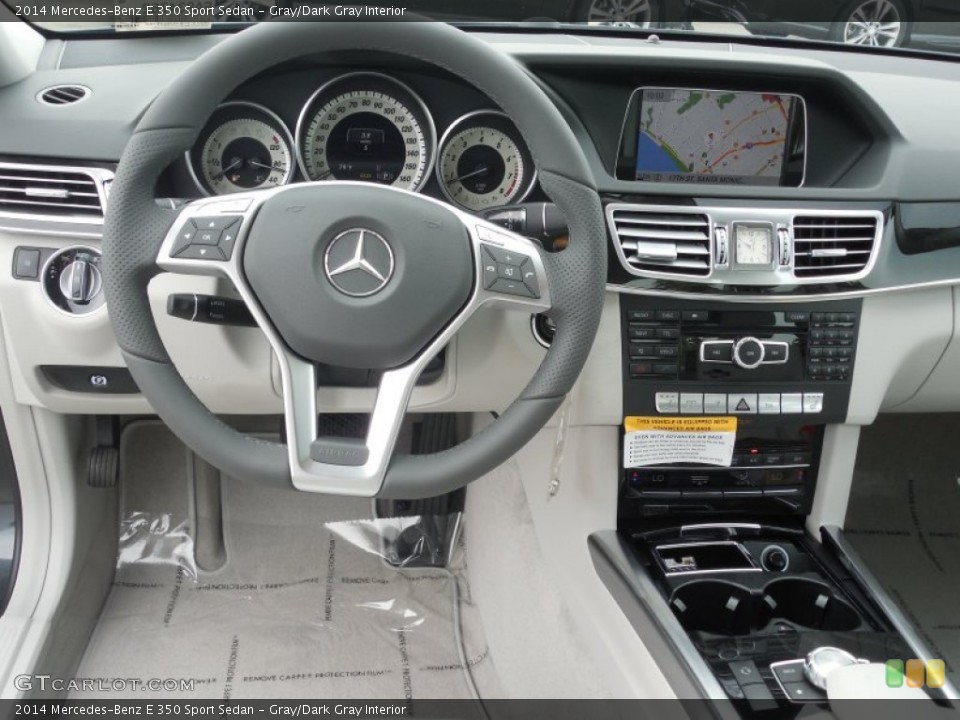 Gray/Dark Gray Interior Dashboard for the 2014 Mercedes-Benz E 350 Sport Sedan #83818432