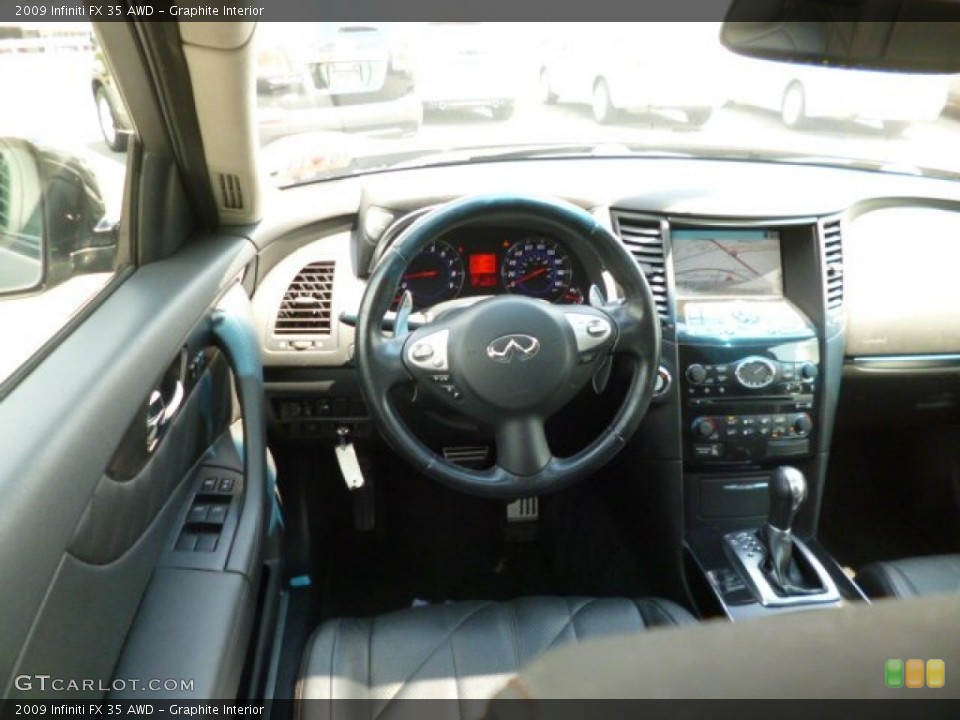 Graphite Interior Dashboard for the 2009 Infiniti FX 35 AWD #83824708