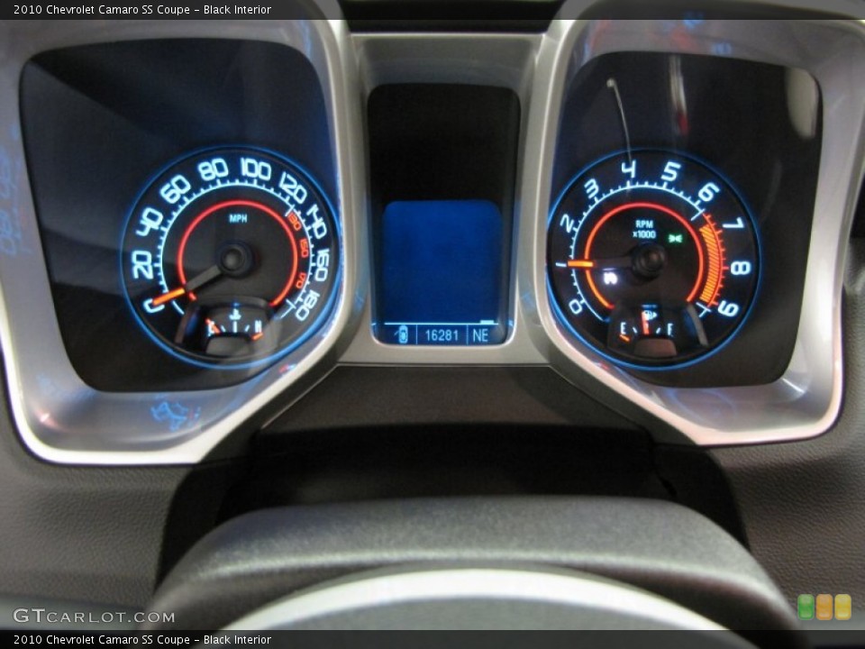 Black Interior Gauges for the 2010 Chevrolet Camaro SS Coupe #83825038