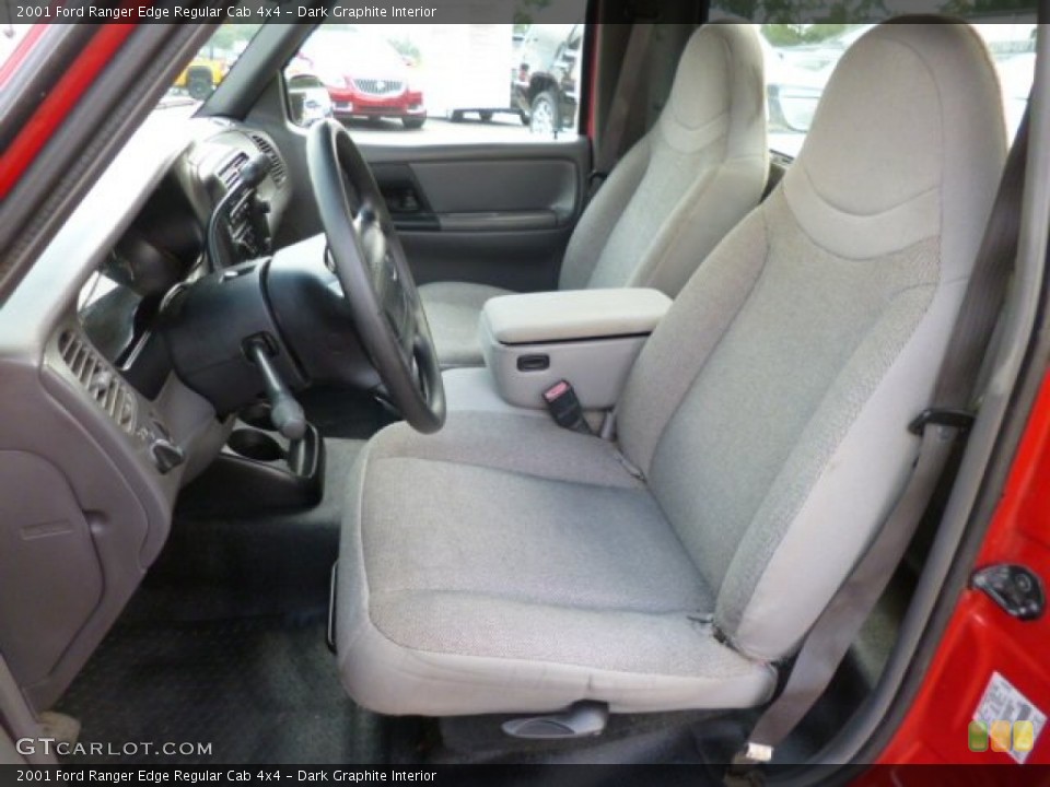 Dark Graphite Interior Front Seat for the 2001 Ford Ranger Edge Regular Cab 4x4 #83825578