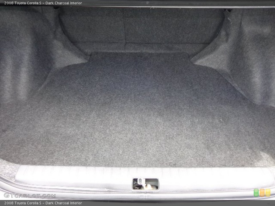 Dark Charcoal Interior Trunk for the 2008 Toyota Corolla S #83825605