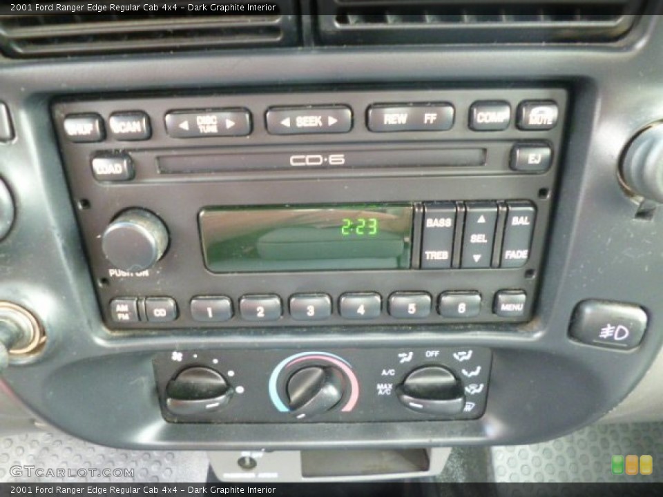 Dark Graphite Interior Audio System for the 2001 Ford Ranger Edge Regular Cab 4x4 #83825644