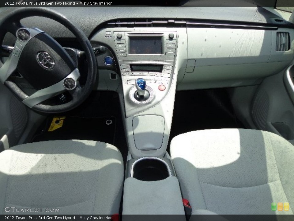 Misty Gray Interior Dashboard for the 2012 Toyota Prius 3rd Gen Two Hybrid #83827342