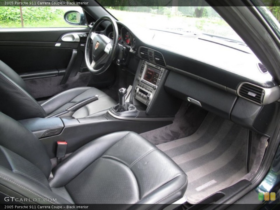 Black Interior Dashboard for the 2005 Porsche 911 Carrera Coupe #83827750