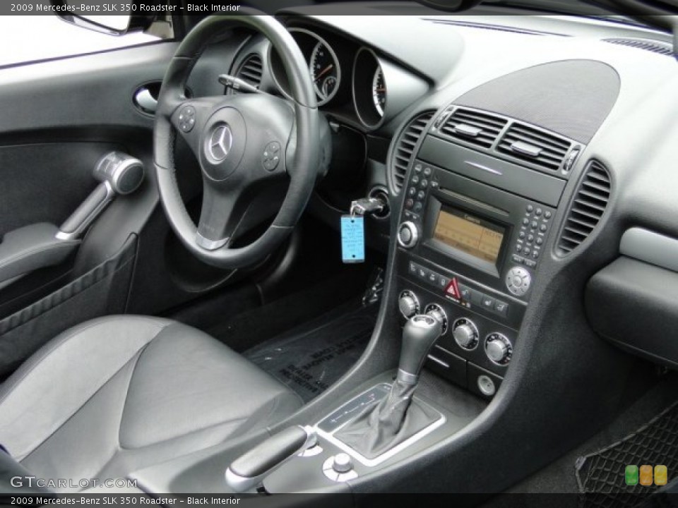 Black Interior Dashboard for the 2009 Mercedes-Benz SLK 350 Roadster #83828359