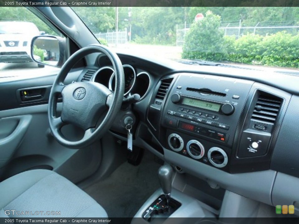 Graphite Gray Interior Dashboard for the 2005 Toyota Tacoma Regular Cab #83829606