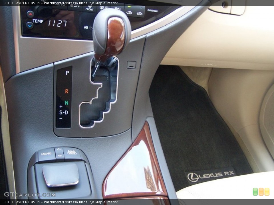 Parchment/Espresso Birds Eye Maple Interior Transmission for the 2013 Lexus RX 450h #83829919