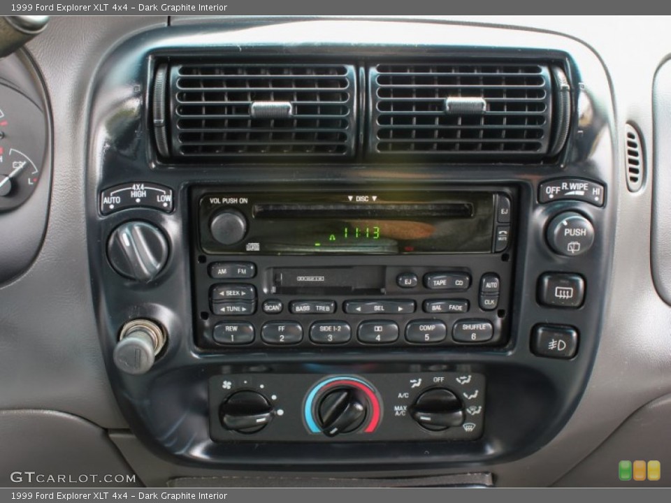 Dark Graphite Interior Controls for the 1999 Ford Explorer XLT 4x4 #83830072