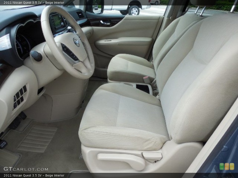 Beige Interior Photo for the 2011 Nissan Quest 3.5 SV #83830287