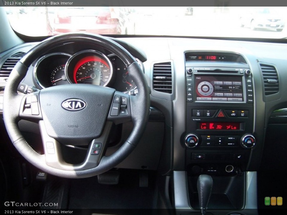 Black Interior Dashboard for the 2013 Kia Sorento SX V6 #83830420