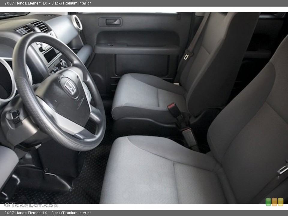 Black/Titanium Interior Photo for the 2007 Honda Element LX #83830456