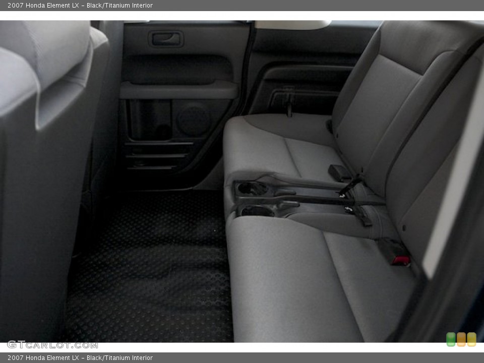 Black/Titanium Interior Rear Seat for the 2007 Honda Element LX #83830468