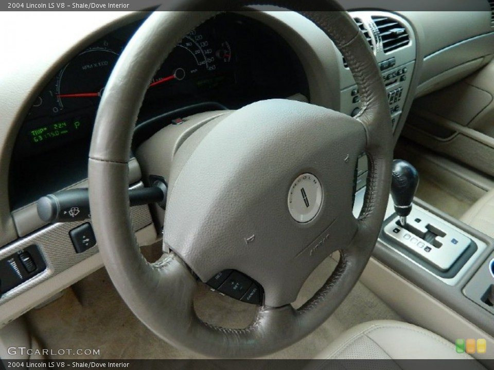 Shale/Dove Interior Steering Wheel for the 2004 Lincoln LS V8 #83832010