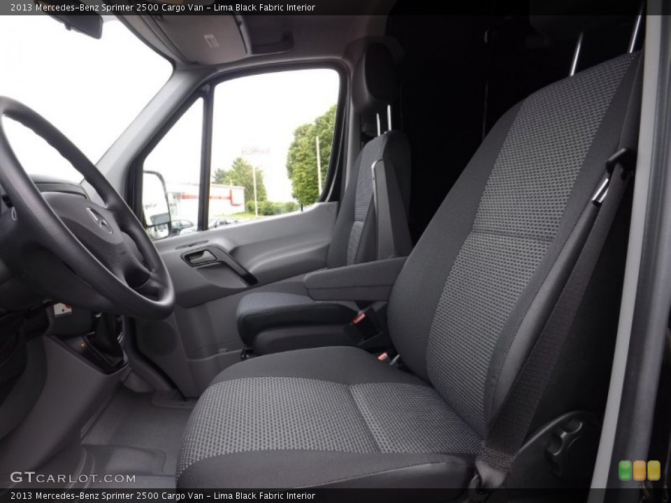 Lima Black Fabric Interior Front Seat for the 2013 Mercedes-Benz Sprinter 2500 Cargo Van #83834650
