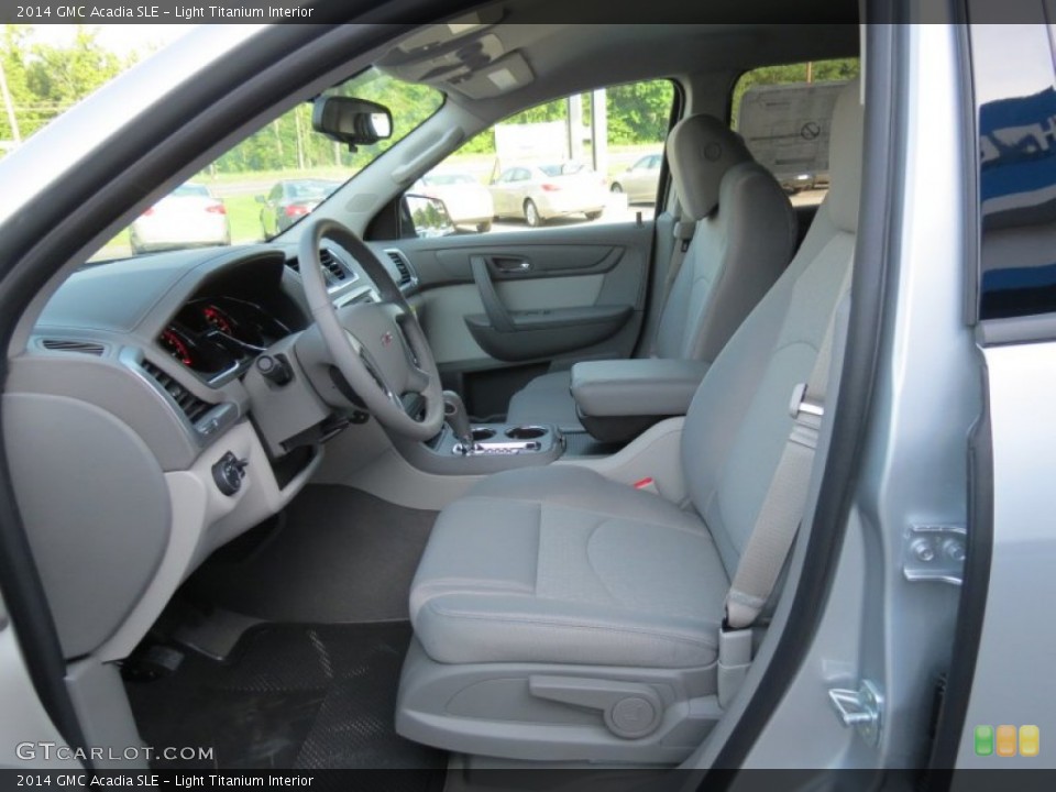 Light Titanium Interior Front Seat for the 2014 GMC Acadia SLE #83843637