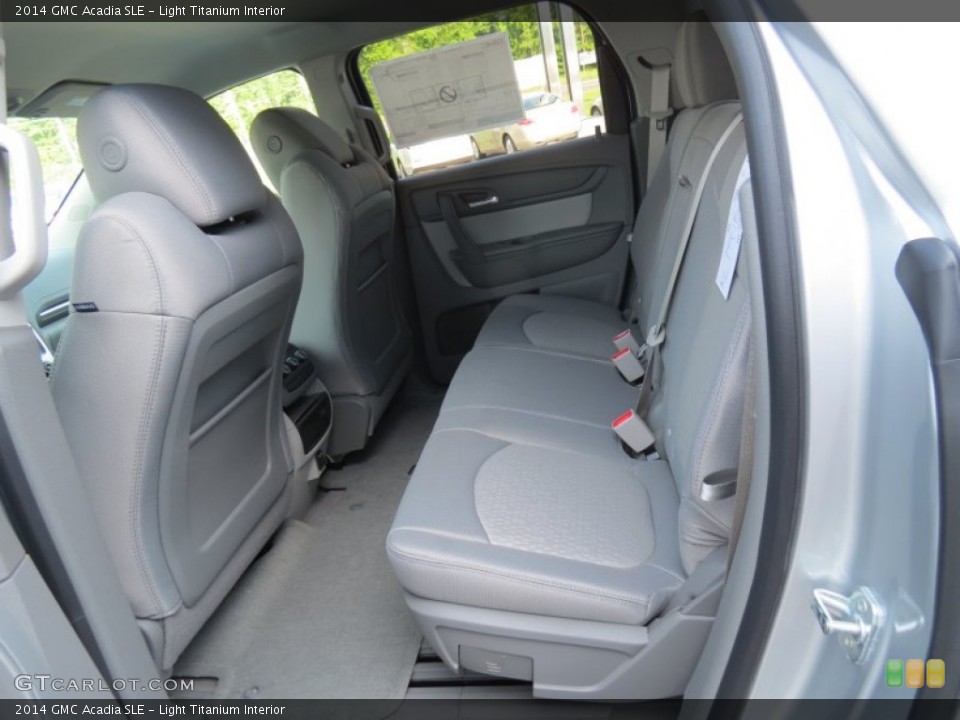 Light Titanium Interior Rear Seat for the 2014 GMC Acadia SLE #83843660