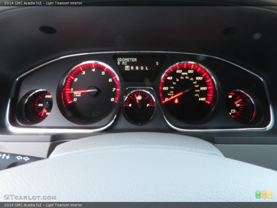 Light Titanium Interior Gauges for the 2014 GMC Acadia SLE #83843763
