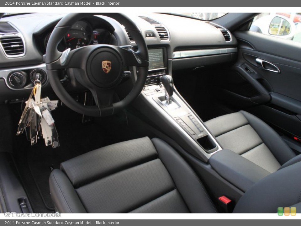 Black Interior Prime Interior for the 2014 Porsche Cayman  #83848632