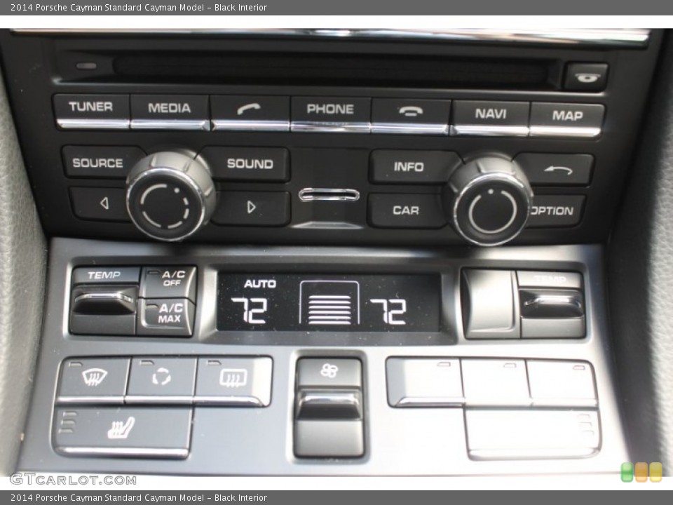Black Interior Controls for the 2014 Porsche Cayman  #83848752