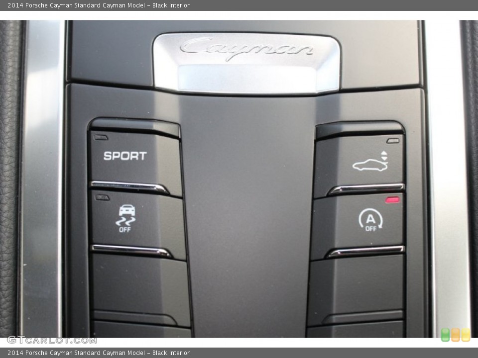 Black Interior Controls for the 2014 Porsche Cayman  #83848770