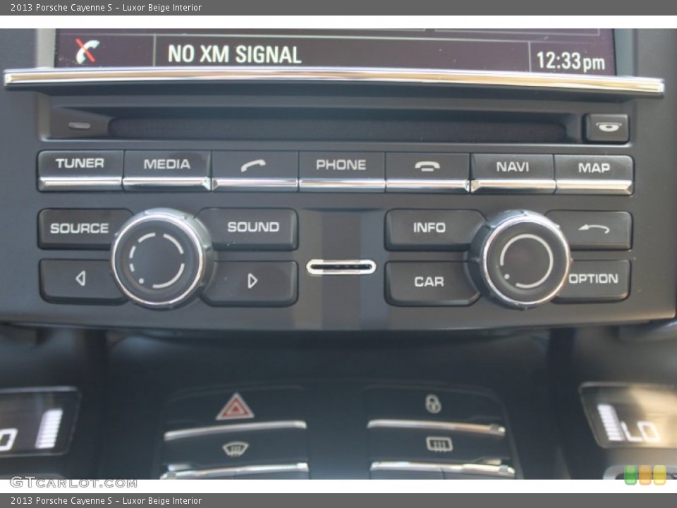 Luxor Beige Interior Controls for the 2013 Porsche Cayenne S #83849601