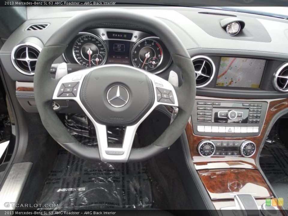 AMG Black Interior Dashboard for the 2013 Mercedes-Benz SL 63 AMG Roadster #83849682