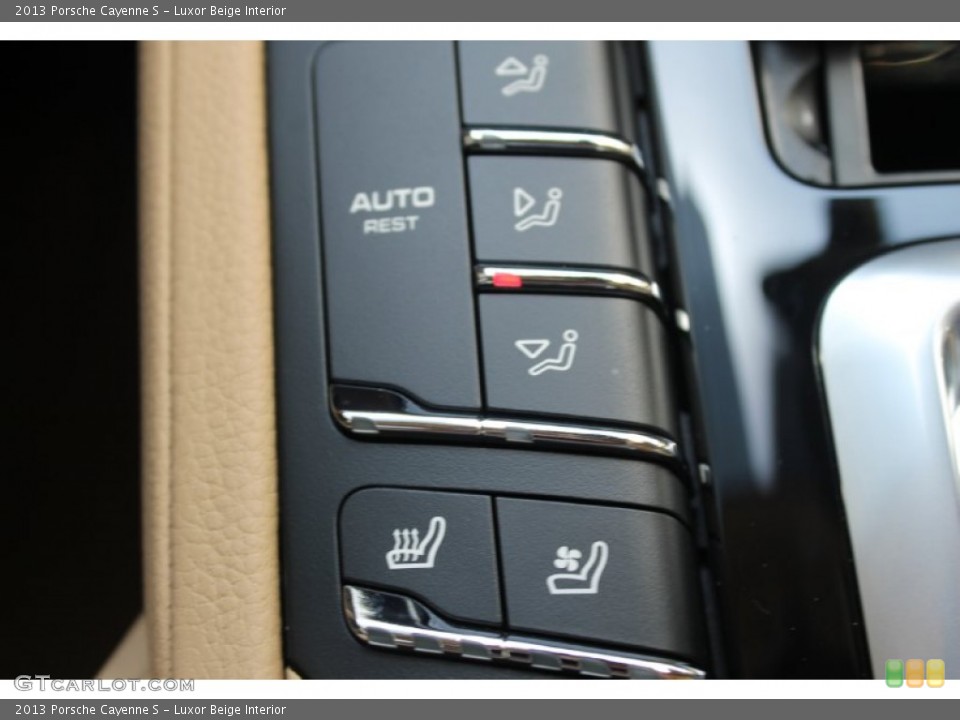 Luxor Beige Interior Controls for the 2013 Porsche Cayenne S #83849706