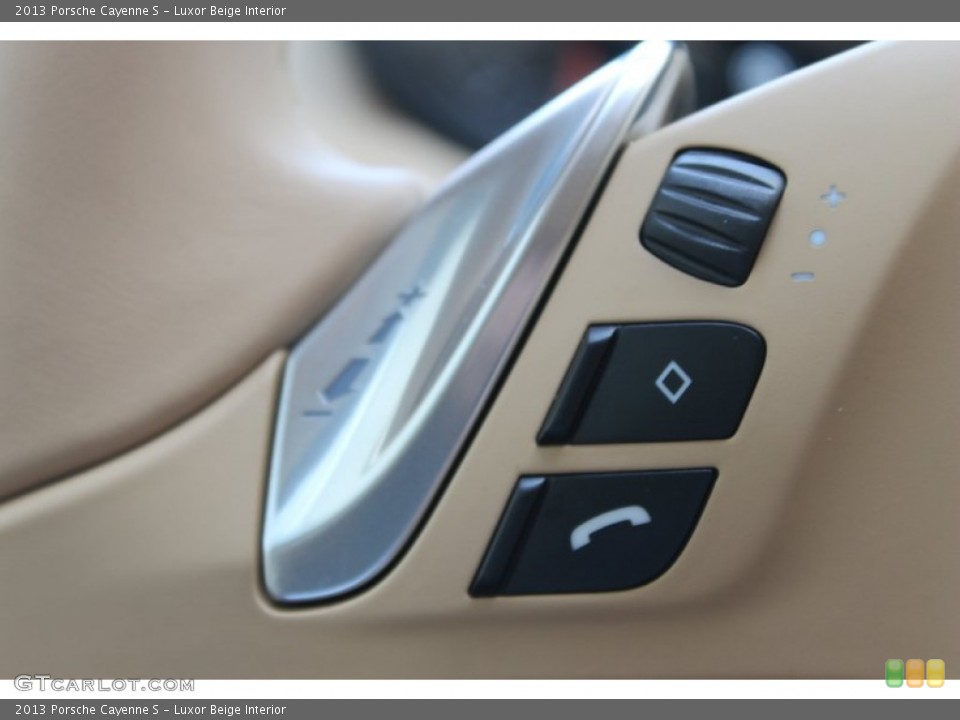 Luxor Beige Interior Controls for the 2013 Porsche Cayenne S #83849742