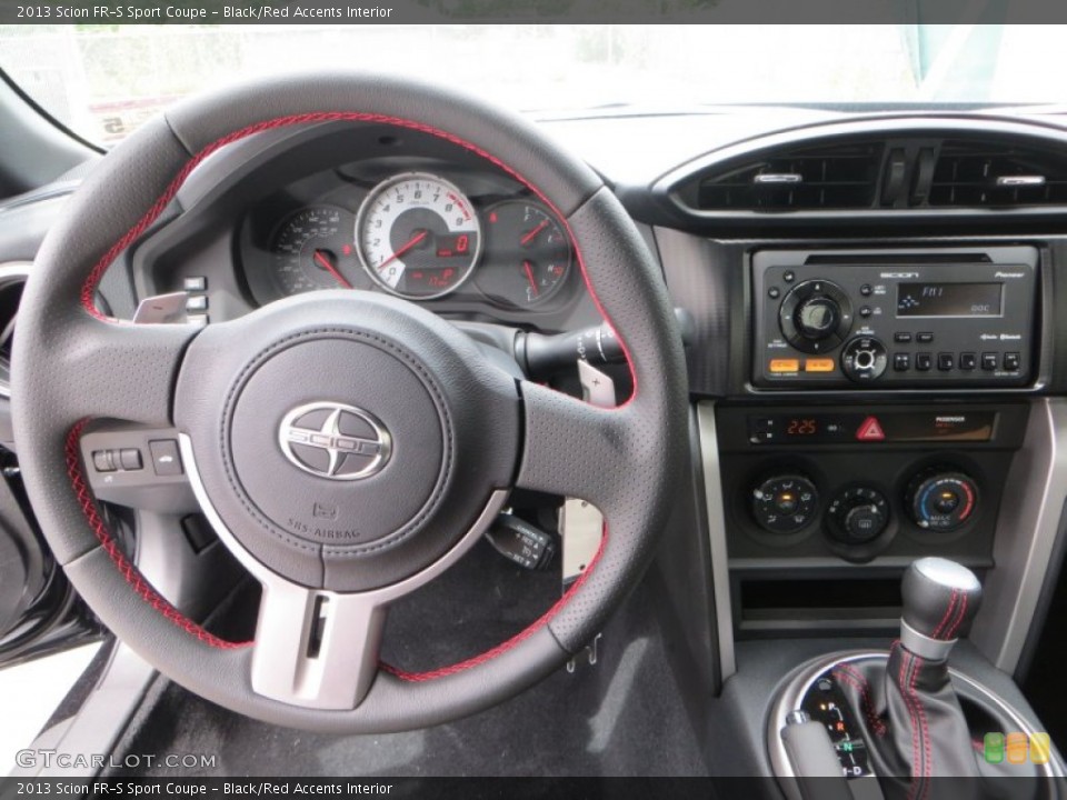 Black/Red Accents Interior Dashboard for the 2013 Scion FR-S Sport Coupe #83849994