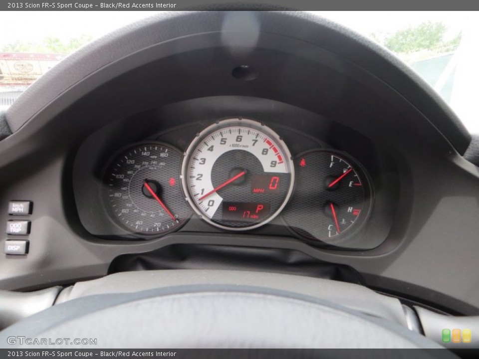 Black/Red Accents Interior Gauges for the 2013 Scion FR-S Sport Coupe #83850135