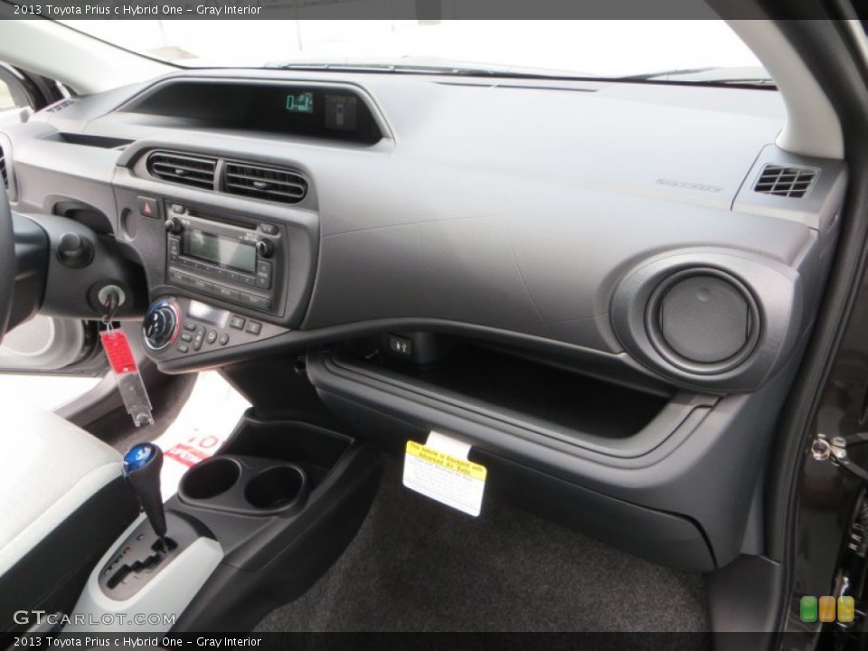Gray Interior Dashboard for the 2013 Toyota Prius c Hybrid One #83850559