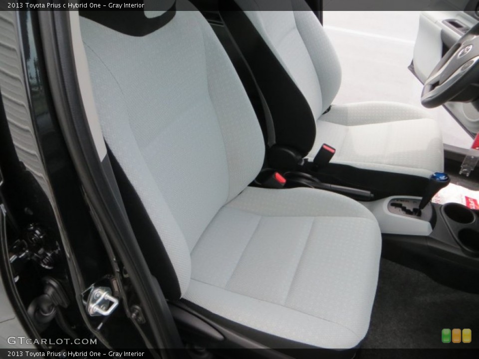 Gray Interior Front Seat for the 2013 Toyota Prius c Hybrid One #83850582