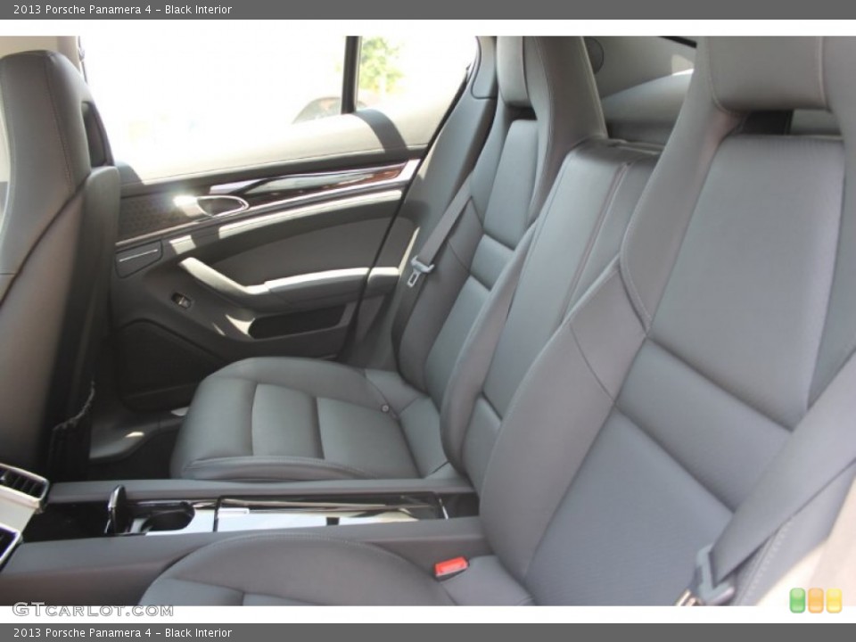 Black Interior Rear Seat for the 2013 Porsche Panamera 4 #83852586