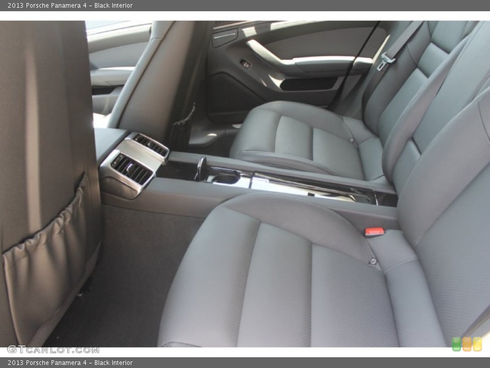 Black Interior Rear Seat for the 2013 Porsche Panamera 4 #83852601