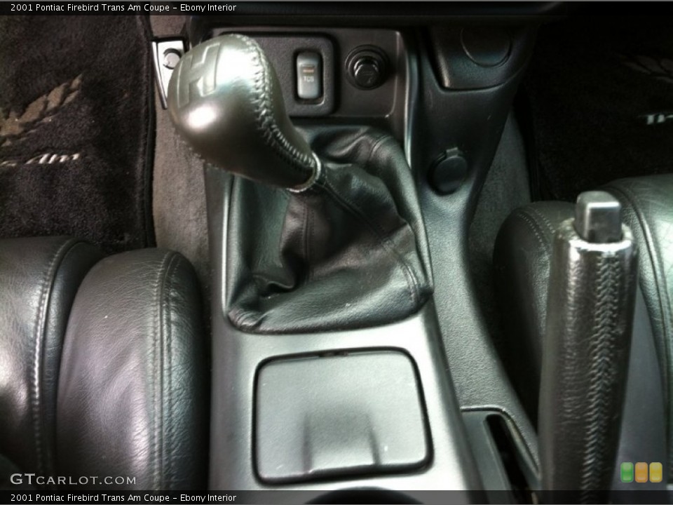 Ebony Interior Transmission for the 2001 Pontiac Firebird Trans Am Coupe #83858703
