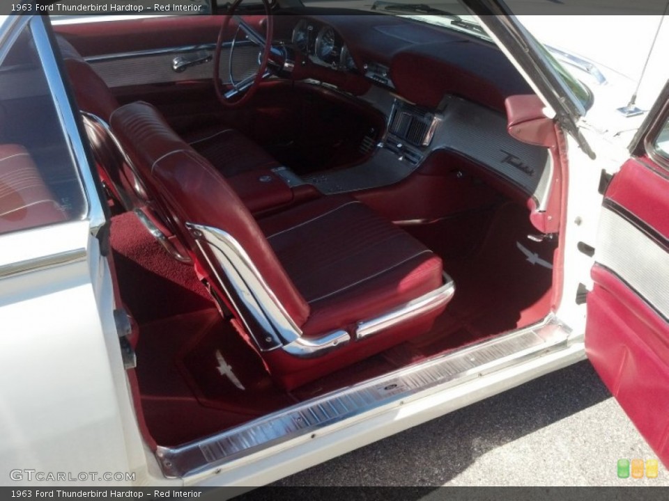 Red Interior Photo for the 1963 Ford Thunderbird Hardtop #83861382