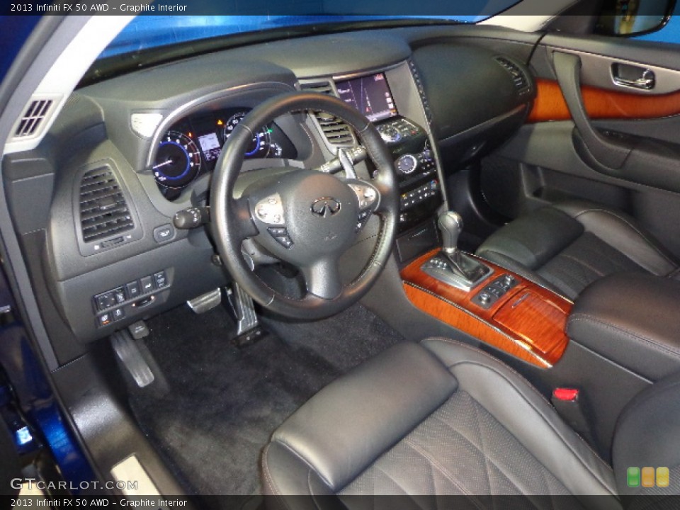Graphite Interior Prime Interior for the 2013 Infiniti FX 50 AWD #83861466