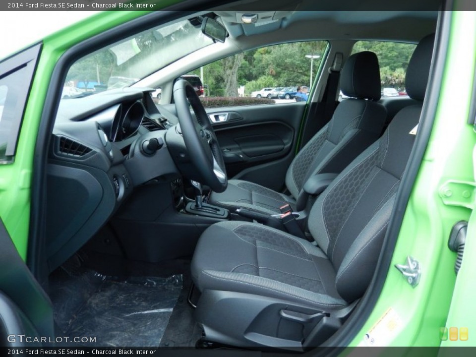 Charcoal Black Interior Front Seat for the 2014 Ford Fiesta SE Sedan #83861682